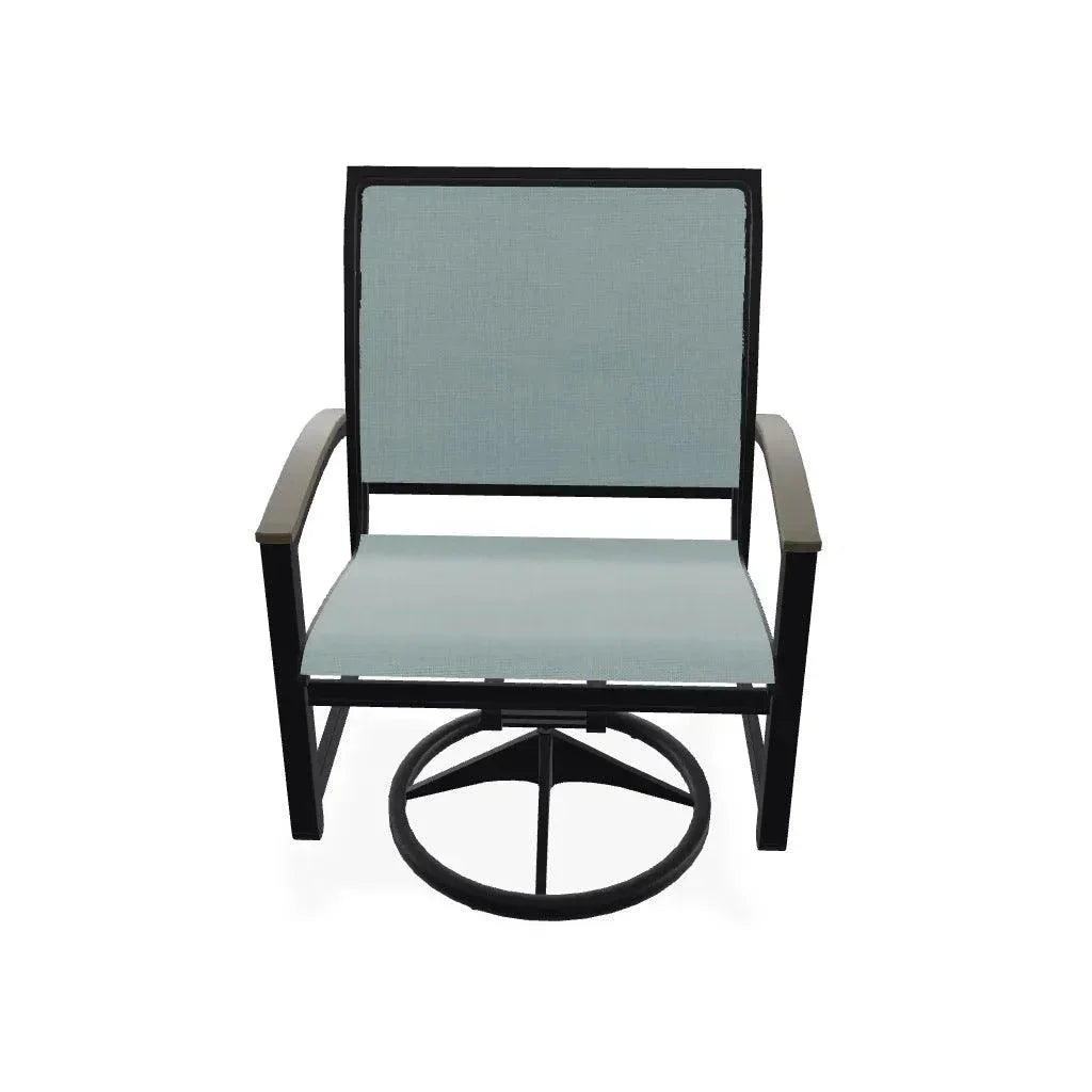 Bazza Sling Swivel Rocker MGP Arm Accents - LOOMLAN - Telescope - Outdoor Accent Chairs