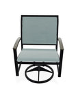 Bazza Sling Swivel Rocker MGP Arm Accents - LOOMLAN - Telescope - Outdoor Accent Chairs