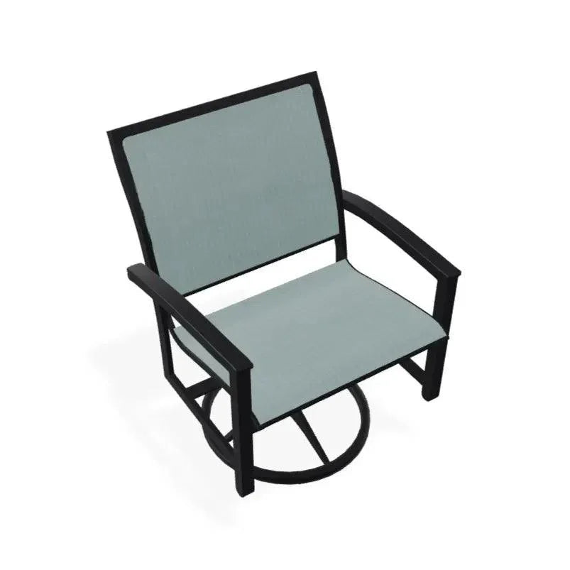 Bazza Sling Swivel Rocker MGP Arm Accents - LOOMLAN - Telescope - Outdoor Accent Chairs