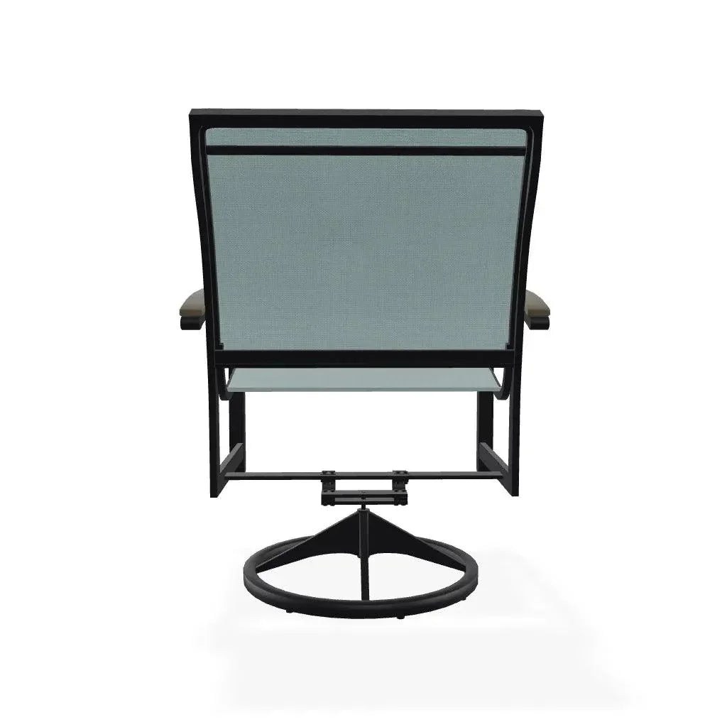 Bazza Sling Swivel Rocker MGP Arm Accents - LOOMLAN - Telescope - Outdoor Accent Chairs