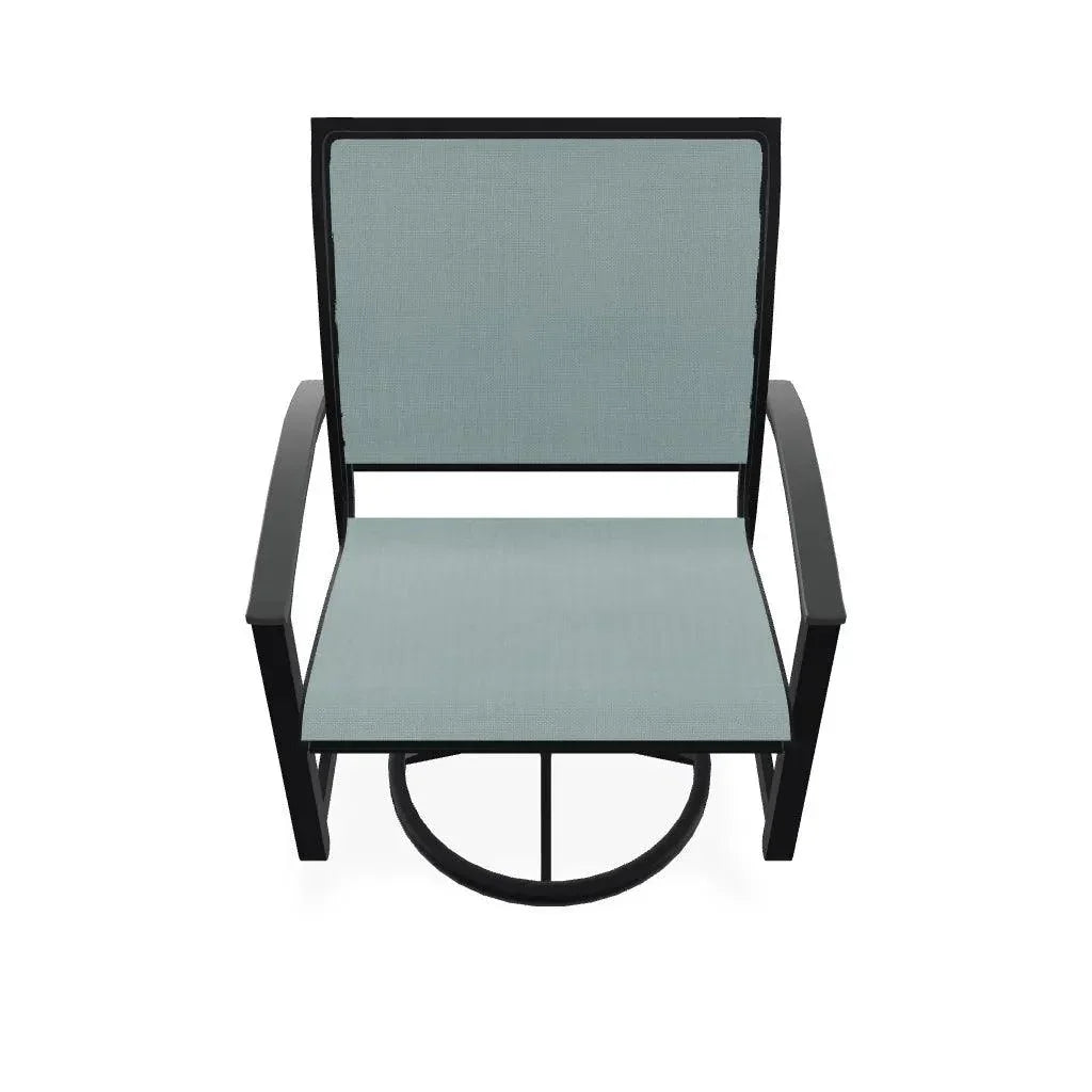 Bazza Sling Swivel Rocker MGP Arm Accents - LOOMLAN - Telescope - Outdoor Accent Chairs