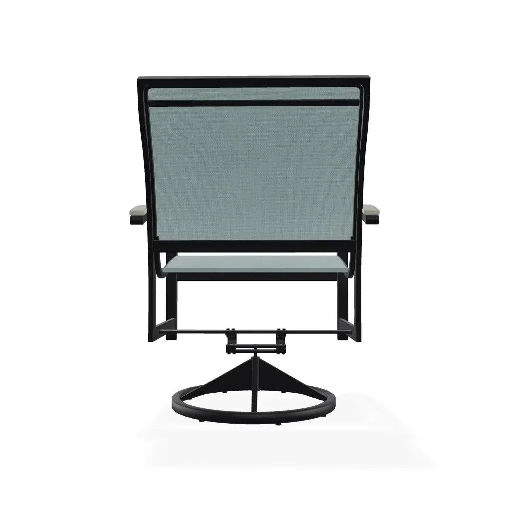 Bazza Sling Swivel Rocker MGP Arm Accents - LOOMLAN - Telescope - Outdoor Accent Chairs