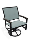 Bazza Sling Swivel Rocker MGP Arm Accents - LOOMLAN - Telescope - Outdoor Accent Chairs