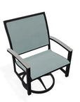 Bazza Sling Swivel Rocker MGP Arm Accents - LOOMLAN - Telescope - Outdoor Accent Chairs
