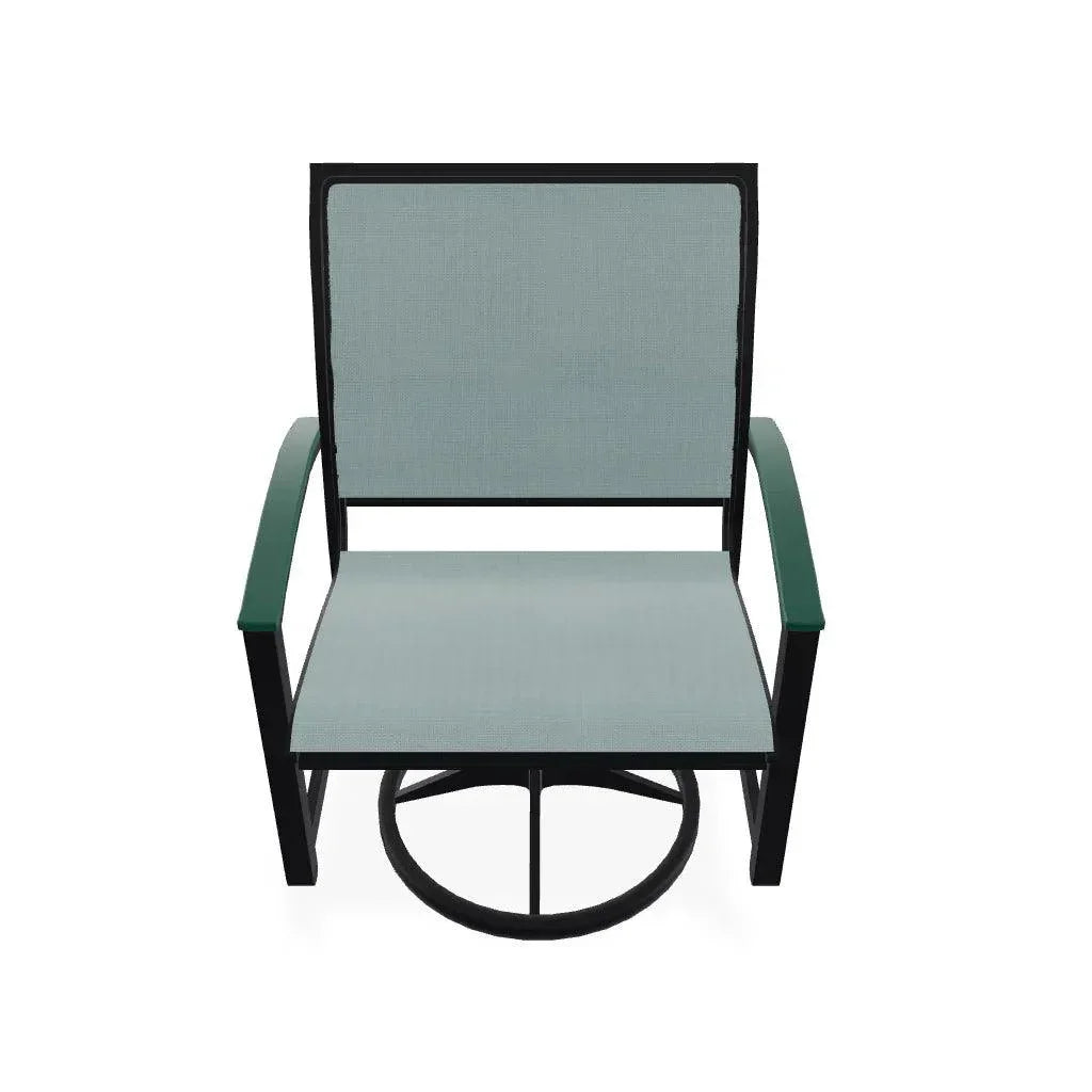 Bazza Sling Swivel Rocker MGP Arm Accents - LOOMLAN - Telescope - Outdoor Accent Chairs