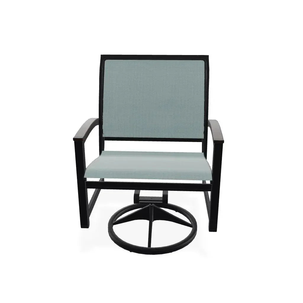 Bazza Sling Swivel Rocker MGP Arm Accents - LOOMLAN - Telescope - Outdoor Accent Chairs