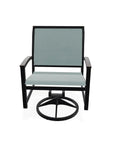 Bazza Sling Swivel Rocker MGP Arm Accents - LOOMLAN - Telescope - Outdoor Accent Chairs