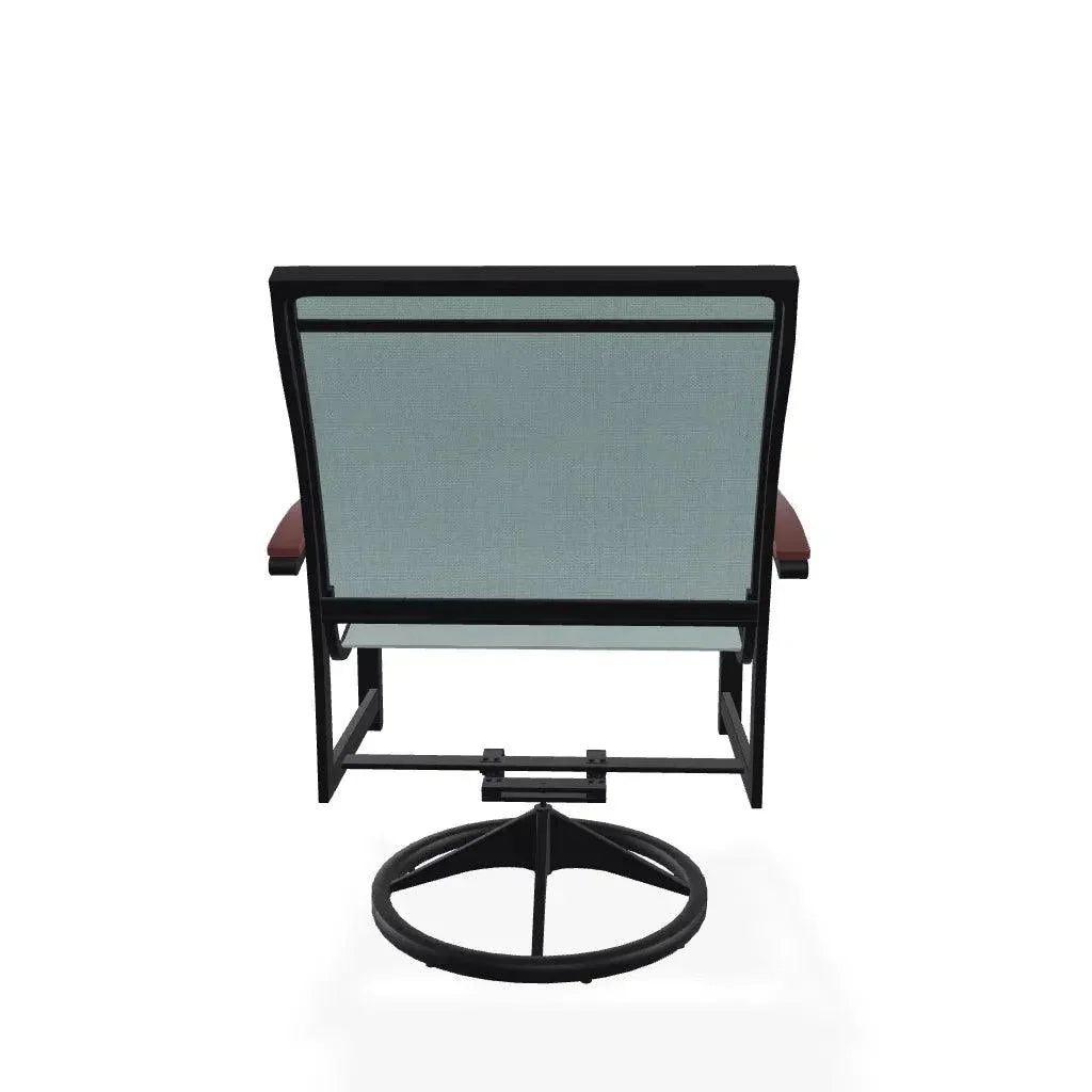 Bazza Sling Swivel Rocker MGP Arm Accents - LOOMLAN - Telescope - Outdoor Accent Chairs