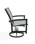 Bazza Sling Swivel Rocker MGP Arm Accents - LOOMLAN - Telescope - Outdoor Accent Chairs