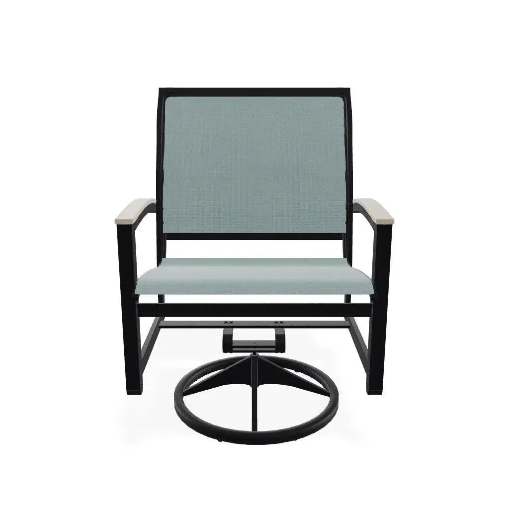 Bazza Sling Swivel Rocker MGP Arm Accents - LOOMLAN - Telescope - Outdoor Accent Chairs