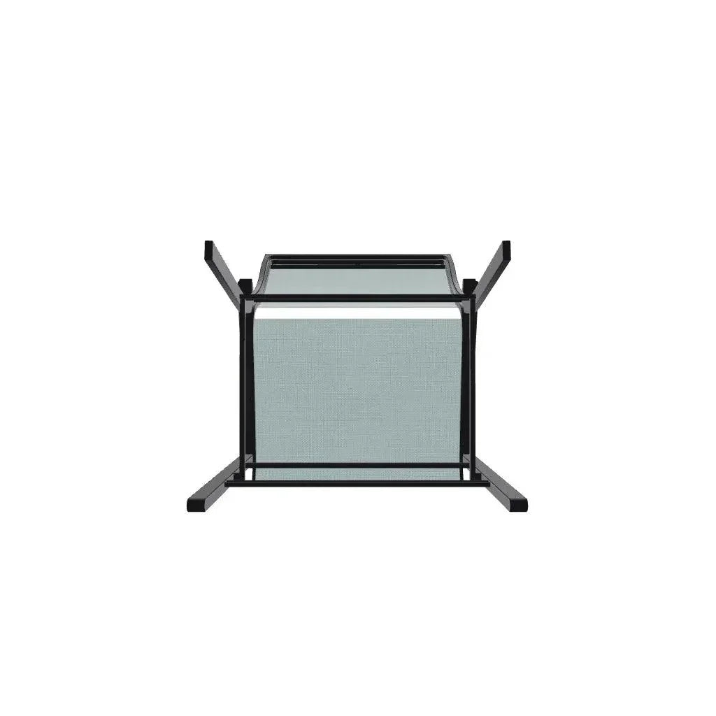 Bazza Stacking Balcony Height MGP Armed Cafe Chair - LOOMLAN - Telescope - Outdoor Accent Chairs