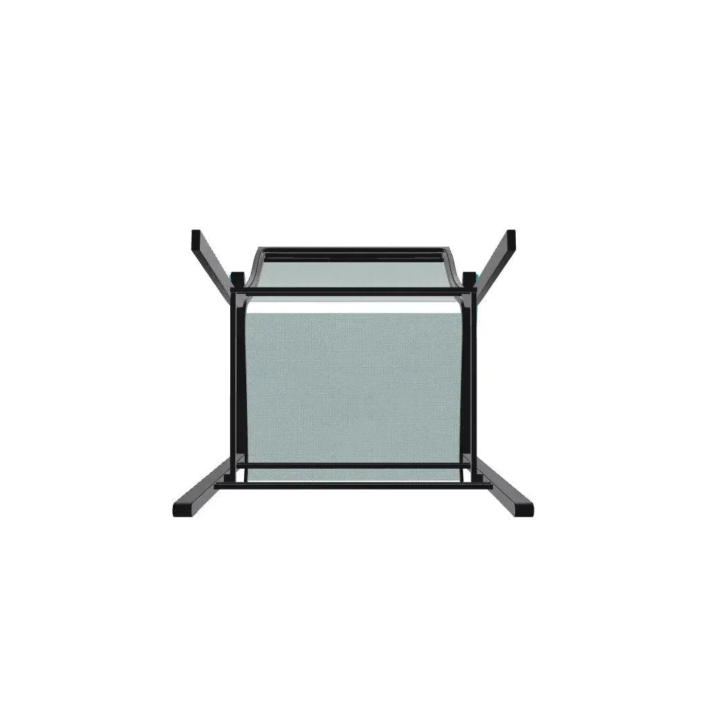 Bazza Stacking Balcony Height MGP Armed Cafe Chair - LOOMLAN - Telescope - Outdoor Accent Chairs