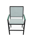 Bazza Stacking Balcony Height MGP Armed Cafe Chair - LOOMLAN - Telescope - Outdoor Accent Chairs