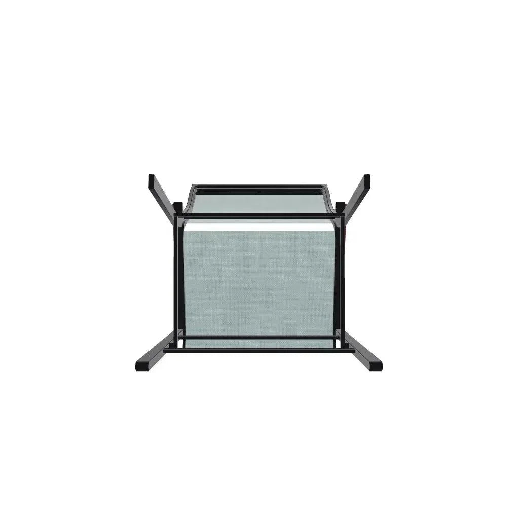 Bazza Stacking Balcony Height MGP Armed Cafe Chair - LOOMLAN - Telescope - Outdoor Accent Chairs