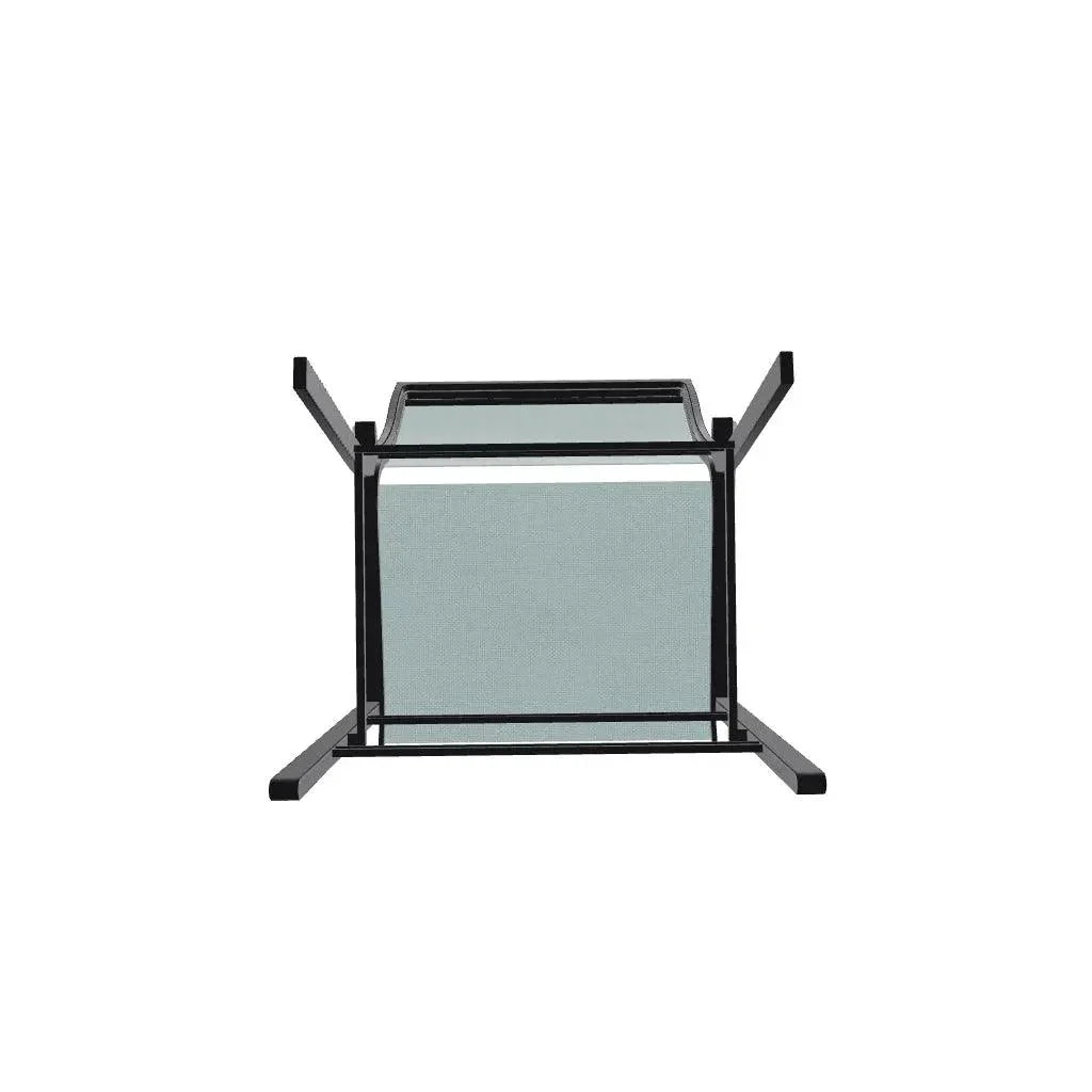 Bazza Stacking Balcony Height MGP Armed Cafe Chair - LOOMLAN - Telescope - Outdoor Accent Chairs