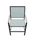 Bazza Stacking Balcony Height MGP Armed Cafe Chair - LOOMLAN - Telescope - Outdoor Accent Chairs