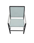 Bazza Stacking Balcony Height MGP Armed Cafe Chair - LOOMLAN - Telescope - Outdoor Accent Chairs