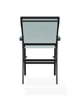 Bazza Stacking Balcony Height MGP Armed Cafe Chair - LOOMLAN - Telescope - Outdoor Accent Chairs