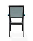 Bazza Stacking Bar Height MGP Armed Cafe Chair - LOOMLAN - Telescope - Outdoor Bar Stools