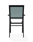 Bazza Stacking Bar Height MGP Armed Cafe Chair - LOOMLAN - Telescope - Outdoor Bar Stools