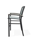 Bazza Stacking Bar Height MGP Armed Cafe Chair - LOOMLAN - Telescope - Outdoor Bar Stools