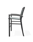 Bazza Stacking Bar Height MGP Armed Cafe Chair - LOOMLAN - Telescope - Outdoor Bar Stools