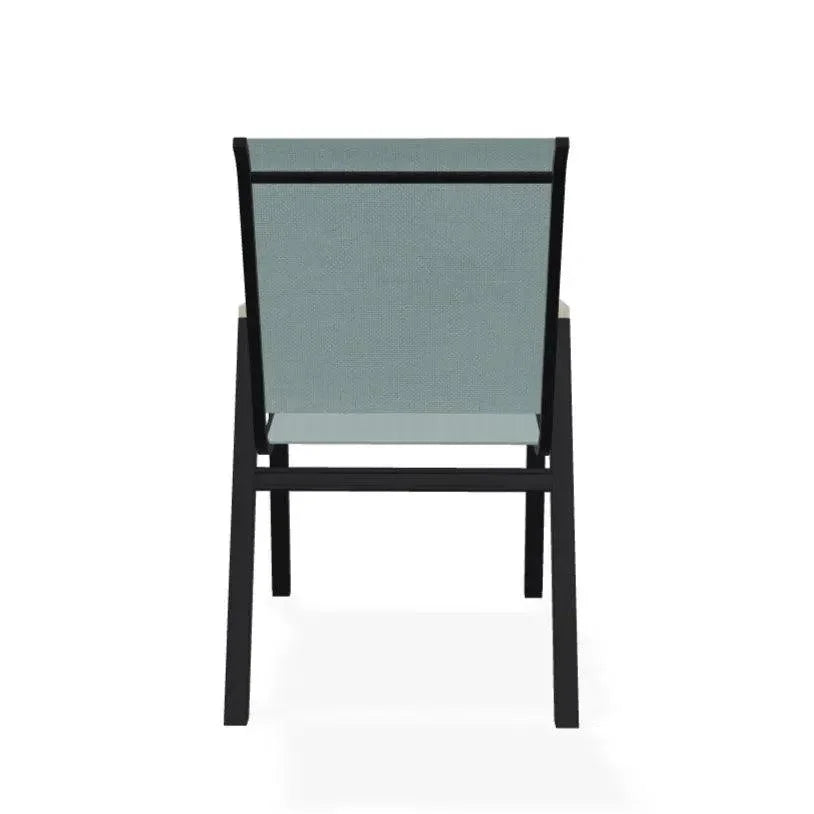 Bazza Stacking Bistro Chair MGP Arm Accents - LOOMLAN - Telescope - Outdoor Accent Chairs