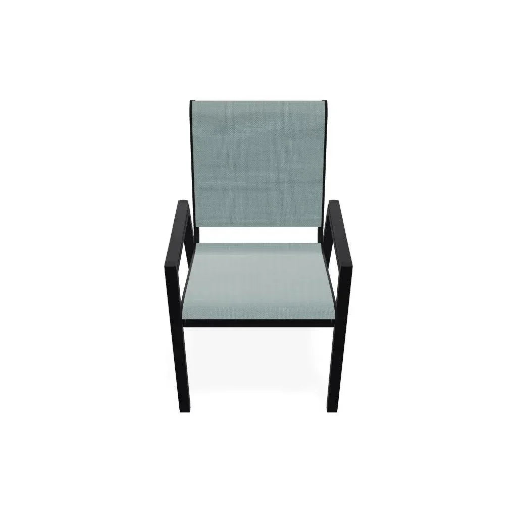 Bazza Stacking Bistro Chair MGP Arm Accents - LOOMLAN - Telescope - Outdoor Accent Chairs
