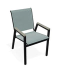 Bazza Stacking Bistro Chair MGP Arm Accents - LOOMLAN - Telescope - Outdoor Accent Chairs