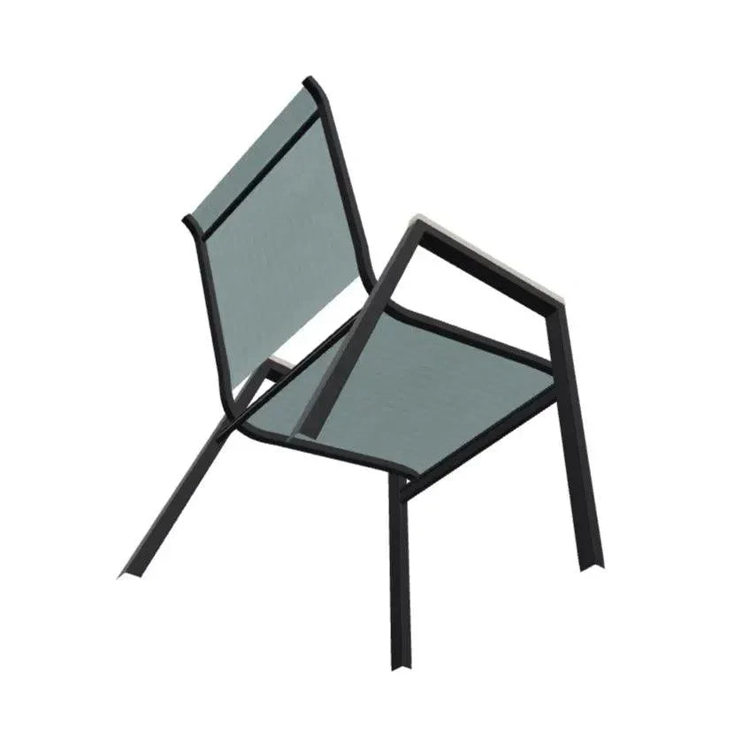 Bazza Stacking Bistro Chair MGP Arm Accents - LOOMLAN - Telescope - Outdoor Accent Chairs