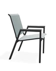 Bazza Stacking Bistro Chair MGP Arm Accents - LOOMLAN - Telescope - Outdoor Accent Chairs