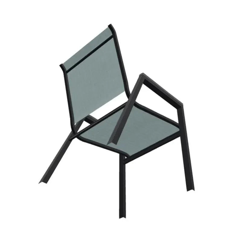 Bazza Stacking Bistro Chair MGP Arm Accents - LOOMLAN - Telescope - Outdoor Accent Chairs