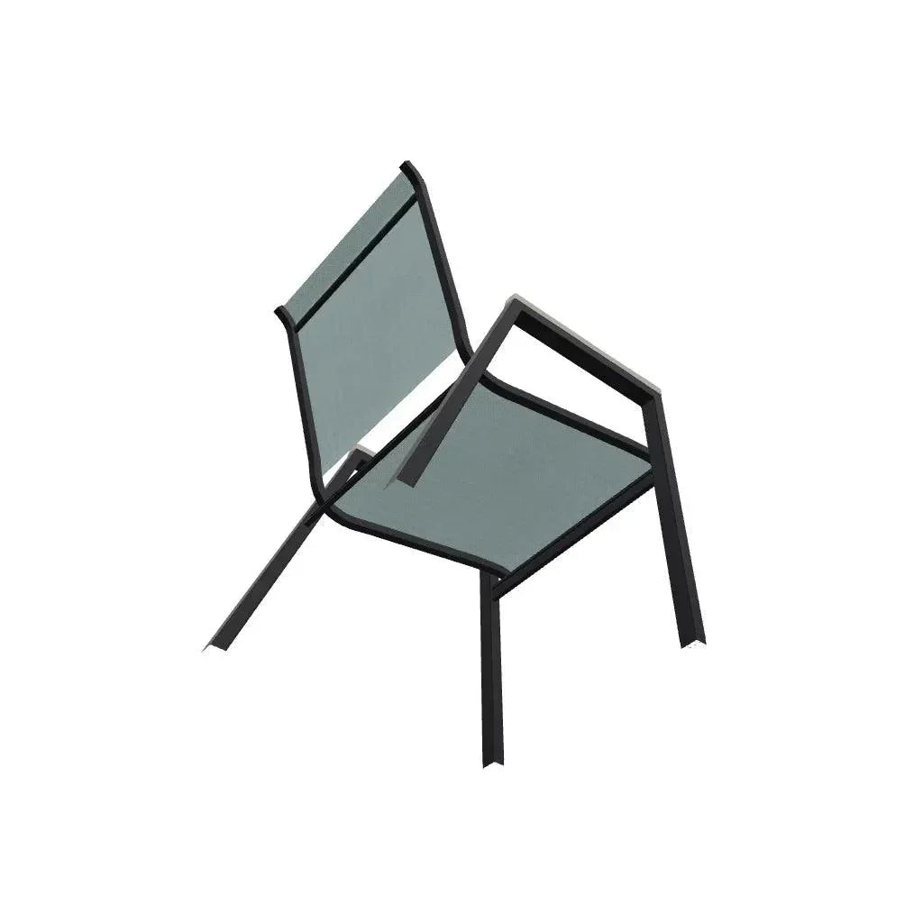 Bazza Stacking Bistro Chair MGP Arm Accents - LOOMLAN - Telescope - Outdoor Accent Chairs