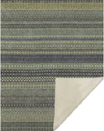 Stripes Sage Washable Indoor-Outdoor Rug