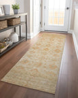 LOOMLAN Rugs Bellandria Brown Washable Indoor-Outdoor Rug