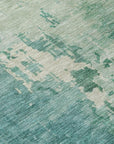 LOOMLAN Rugs Bellatrix Green Washable Indoor-Outdoor Rug