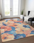LOOMLAN Rugs Bellavor Orange Washable Indoor-Outdoor Rug