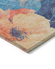 LOOMLAN Rugs Bellavor Orange Washable Indoor-Outdoor Rug