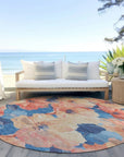 LOOMLAN Rugs Bellavor Orange Washable Indoor-Outdoor Rug