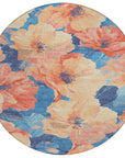 LOOMLAN Rugs Bellavor Orange Washable Indoor-Outdoor Rug