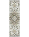 LOOMLAN Rugs Bellaya Ivory Washable Indoor-Outdoor Rug