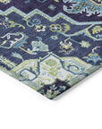 LOOMLAN Rugs Bellaya Navy Washable Indoor-Outdoor Rug