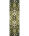 LOOMLAN Rugs Bellaya Olive Washable Indoor-Outdoor Rug
