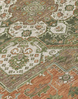 LOOMLAN Rugs Bellaya Rust Washable Indoor-Outdoor Rug
