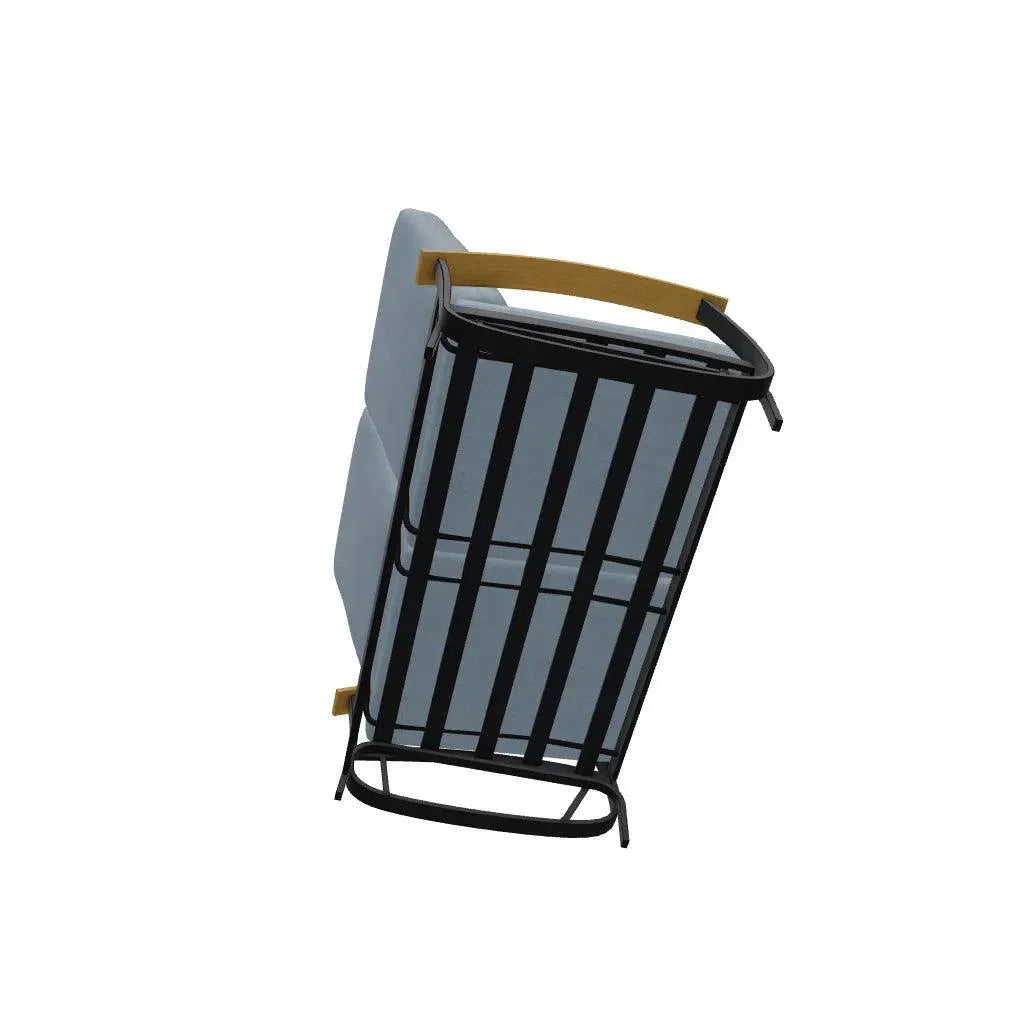 Belle Isle Cushion 2 - Seat Glider Polymer Arms - LOOMLAN - Telescope - Outdoor Sofas &amp; Loveseats