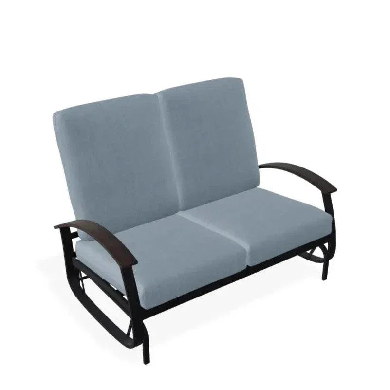 Belle Isle Cushion 2 - Seat Glider Polymer Arms - LOOMLAN - Telescope - Outdoor Sofas &amp; Loveseats