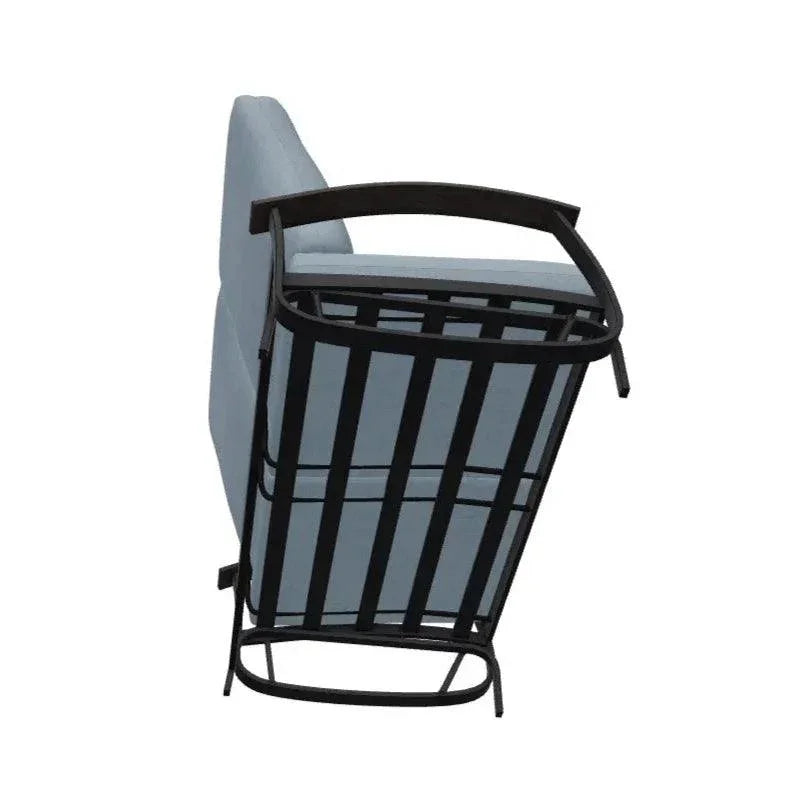 Belle Isle Cushion 2 - Seat Glider Polymer Arms - LOOMLAN - Telescope - Outdoor Sofas &amp; Loveseats