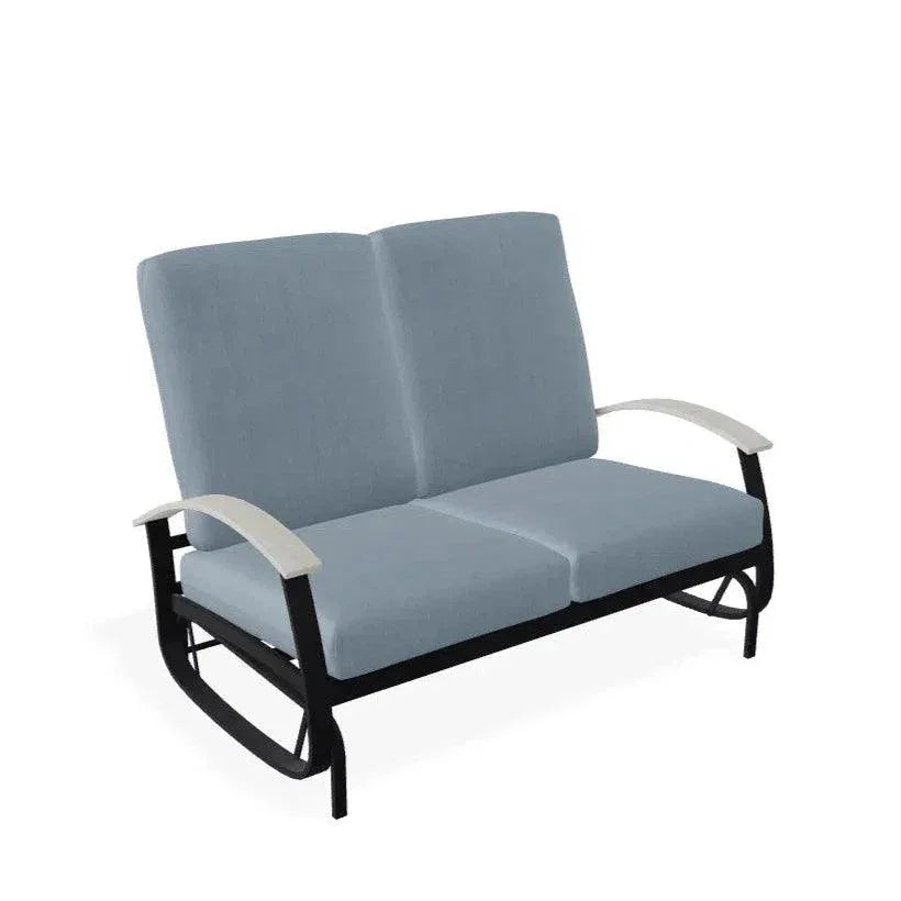 Belle Isle Cushion 2 - Seat Glider Polymer Arms - LOOMLAN - Telescope - Outdoor Sofas &amp; Loveseats
