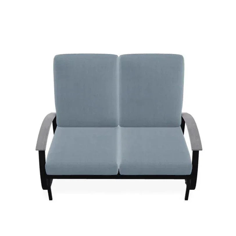 Belle Isle Cushion 2 - Seat Glider Polymer Arms - LOOMLAN - Telescope - Outdoor Sofas &amp; Loveseats