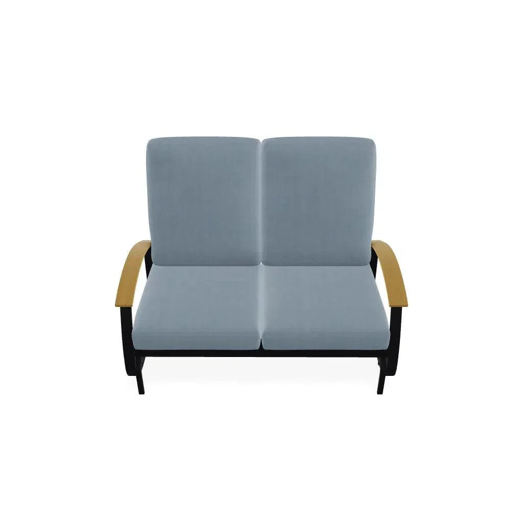 Belle Isle Cushion 2 - Seat Glider Polymer Arms - LOOMLAN - Telescope - Outdoor Sofas &amp; Loveseats